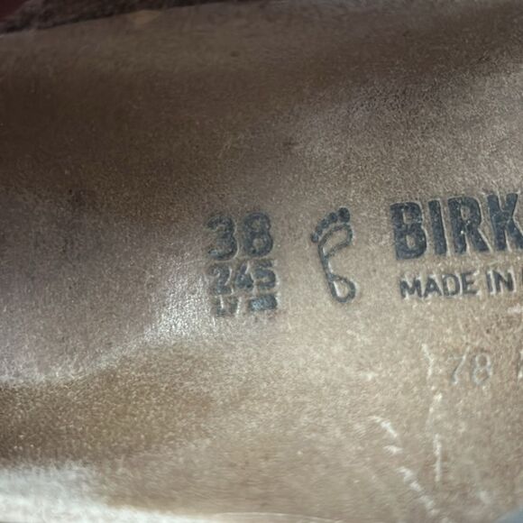 Birkenstock Women Gizeh Metallic Gold Sandals sz 38 7.5 Regular - Picture 6 of 6